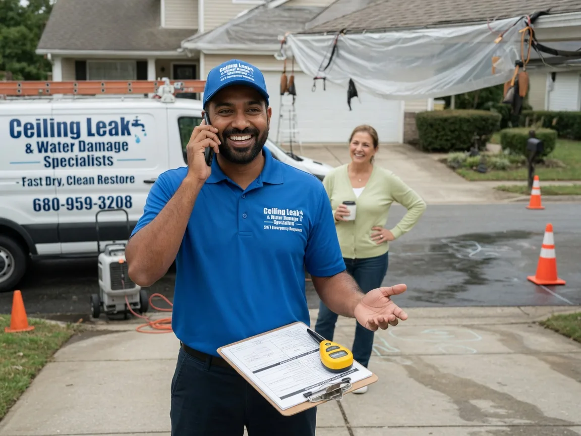 Ceiling Leak Cleanup Bluffton, TX FAQs